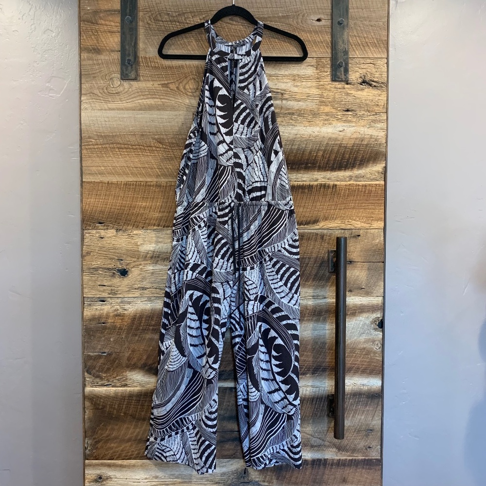 EUC – Athleta – SOL Printed Wide Leg Romper – Zuma Print – 12 - Picture 4 of 10